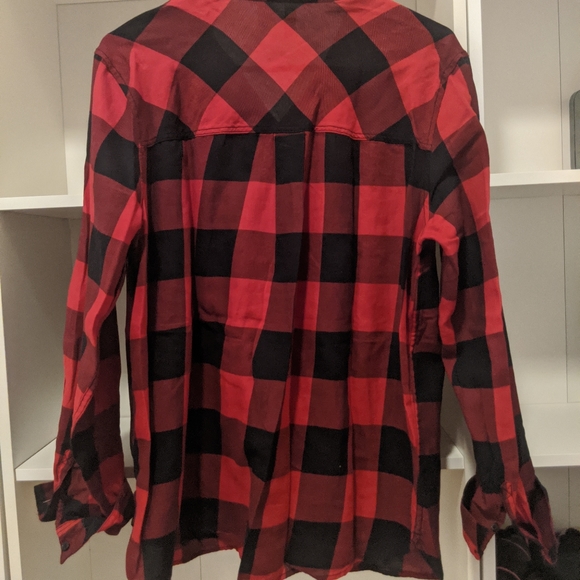Red Buffalo Print Flannel - Picture 4 of 4
